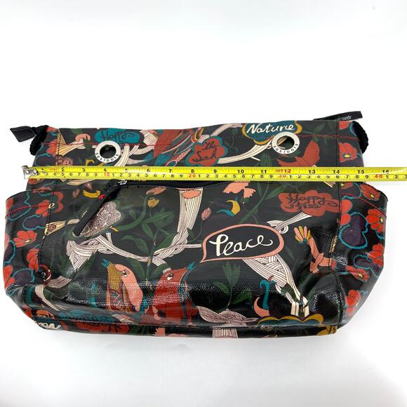 Sakroots Coated Canvas Peace Bag Tote Purse **READ** No Strap - Picture 3 of 8
